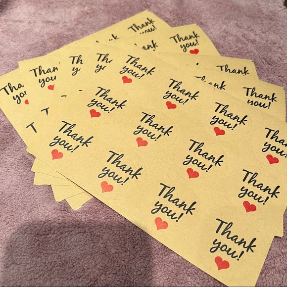 Thank You Stickers - Picture 3 of 5